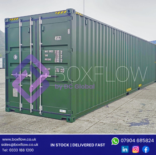 New 40ft high cube - new, (one-trip)