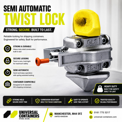Twist lock shipping container - twist,