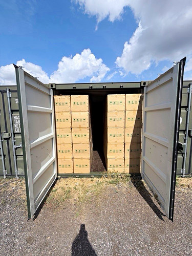 Shipping container filled with - container,