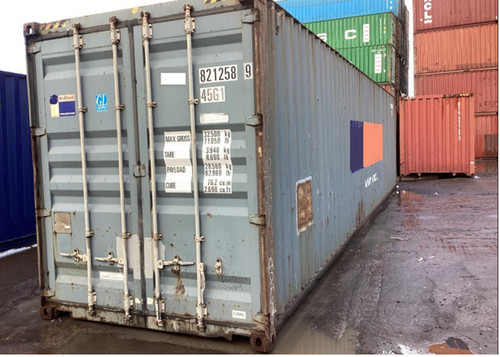 40ft used cube container - used, hi-cube