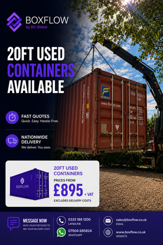 Used 20ft shipping container - shipping,
